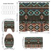 ALIEYE Bohemian Aztec 4 - Piece Bathroom Set - Shower