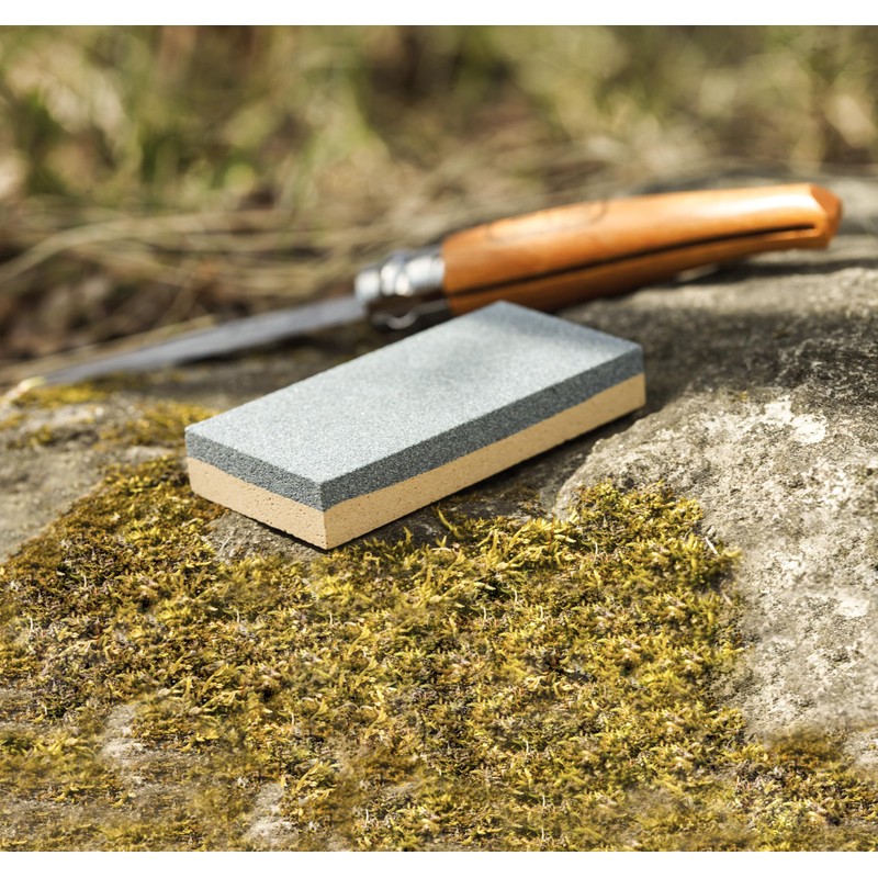 Coghlan's Compact Dual-Sided Sharpening Stone – Portable Whetstone for Knives,