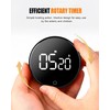 RESOME Digital Kitchen Timer LED Display Visual Pomodoro Timer Magnetic