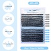Eyelashes, Single DIY Cluster Eyelashes, 10D, 20D, 30D, 40D, 0.07