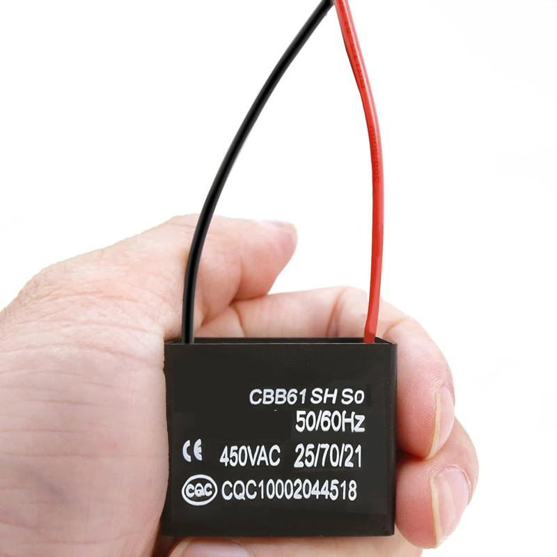 DollaTek 2Pcs CBB61 3.5uF 450V AC 50/60Hz Air Conditioner Fan