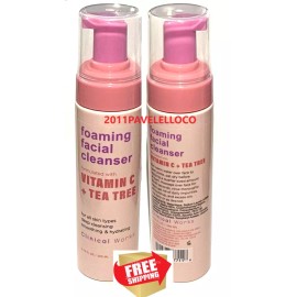 Clinical Works Foaming Facial Cleanser w/ Vitamin C + Tea Tree / NEW