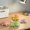 5sets 3.4inch Large Resin Turtle Family,Luminous Jumbo Animals Figures