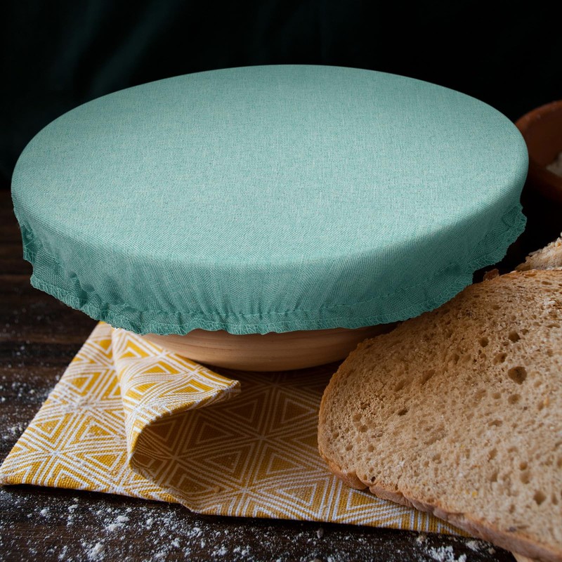 Vintage 10 Pack Reusable Fabric Bowl Covers - Stretch Elastic