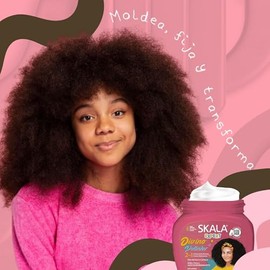 Crema para peinar Skala Kids rizos crespos Pothino kids 1kg Mascarilla Crema para cabello rizado Cuidado del cabello natural Hidratante capilar Sin en