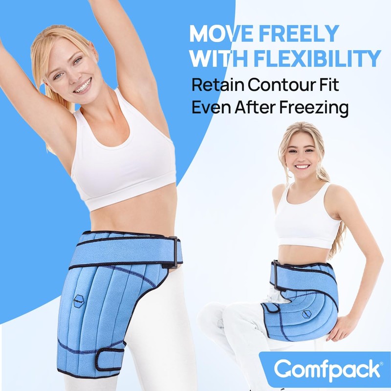 Comfpack Hip Ice Pack Warp, 2 Hours Long Lasting Cold