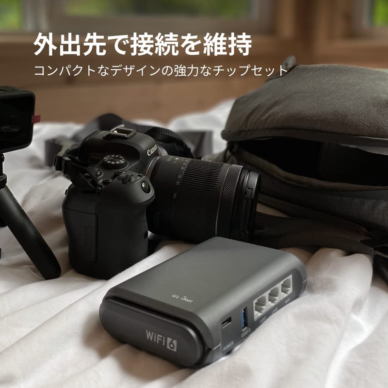 GL.iNet GL-AXT1800(Slate AX) WiFi Router WiFi6 Wireless LAN VPN Travel