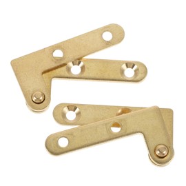 Operitacx 4paare Türscharniere Antik Aus Kupfer Für Holztüren Mit Versteckten Drehgelenken Retro Türbeschläge Zubehör Für Unsichtbare Schrankscharniere Holztürbeschläge Vintage