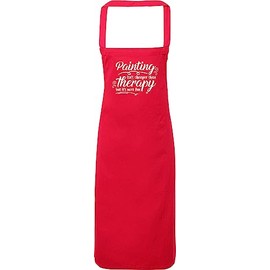 Hippowarehouse Painting isn't cheaper than therapy but it's more fun Apron kitchen cooking painting DIY onesize adult