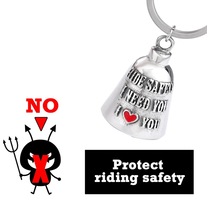 Motorcycle Bell - Motorcycle Bell for Men Women,Biker Bell Accessory,Guard