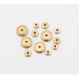 Unbranded Jauch Emperor Clock Hand Nut Assortment 12 Pieces Brass Grandfather Grandmother