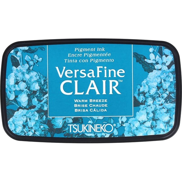 Tsukineko Warm Breeze Versafine Clair Tinte Pad, synthetische Material, blau,