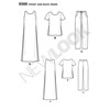 New Look Sewing Pattern Set for Women's Tunic/Top and Pants,