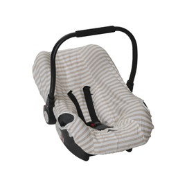 VERTBAUDET Protective Cover for Baby Car Seat Size 0+ Beige Striped One Size