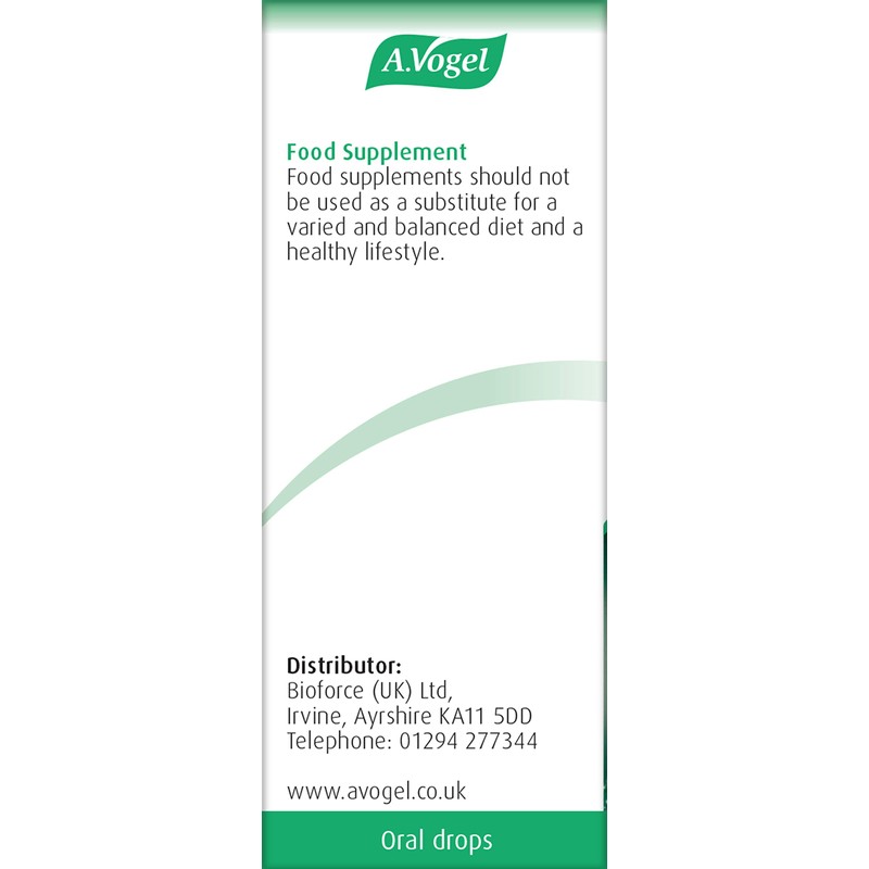 A.Vogel Ginsavena Drops | Herbal Food Supplement | Extract of