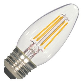 Satco S21701 Medium Bulb in Light Finish, No Size, Clear