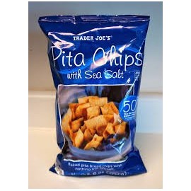 Trader Joe's Pita Chips With Sea Salt ( pack of 1)