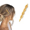 MYCUTEY Gold Seashell Hair Pins For Women 4Pcs Shell-Linked Stain