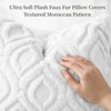 decorUhome Set of 2 FurCushion Covers 30 x 50 cm