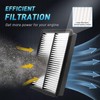 Engine Cabin Air Filter with Activated Carbon Kit CF11811 &