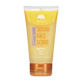 Tree Hut Nutrition Banana & Oat Face Scrub |Deeply cleanses pores to remove dead skin cells and impurities Essential Body Care 7.4 floz. / 트리 헛 영양 바나나 & 귀리 페이스 스크럽 | 모공을 깊게 청소하여 각질과 불순물을 제거합니다 에센셜 바디 케어 7.4 floz.