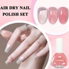 Virellay 3 Pcs Pink Nagellack Set - Schnelltrocknender Nagellack