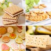 10 PCS Plaque Frame Cookie Cutters Set Fondant Tiles Biscuit