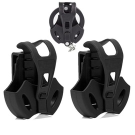 Fidragon Handcuff Case Nylon Holder Handcuff Holster Tactical Handcuff Case Police Holster Molle Pouch for Belt and Vest Hunting Accessories Bag 2pcs