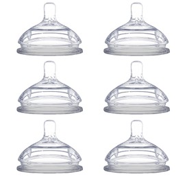 Comotomo Replacement Nipples, Slow Flow (0-3 Months) - 2 Count, 3 Packs by Comotomo
