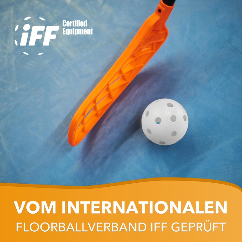 Fat Pipe Floorball Unihockey Ball Team Set of 24 Fat