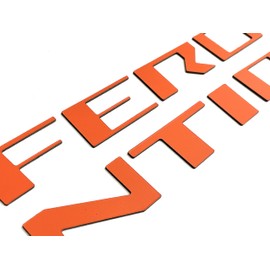 Front Grill Letters Compatible with Frontier 2022-Up ABS Plastic Inserts NOT Decals (Orange)