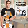JASAKOO Cute Cartoon Cat Apron, Valentine's Day Bib Apron with