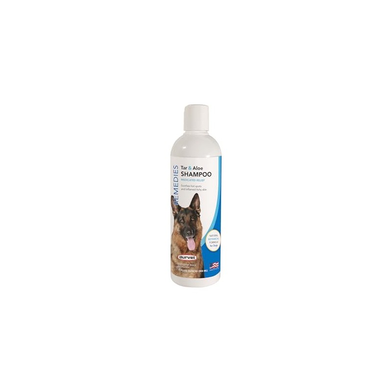 Durvet Naturals Tar and Aloe Shampoo, 17-Ounce