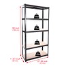 Panana 5 Tier Racking Shelf 59x27.5x11.8 inch Garage Shelving Storage