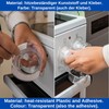 Cooker Knobs Child Lock Pack of 6 Transparent for Large