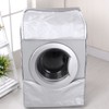 Household Universal Waterproof Sunscreen Washing Machine Dust Cover Protector Accessory(Silver