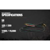 Coleman Cable Southwire 50-Amp 4-Wire Range Power Cord; 6-Foot; 6';