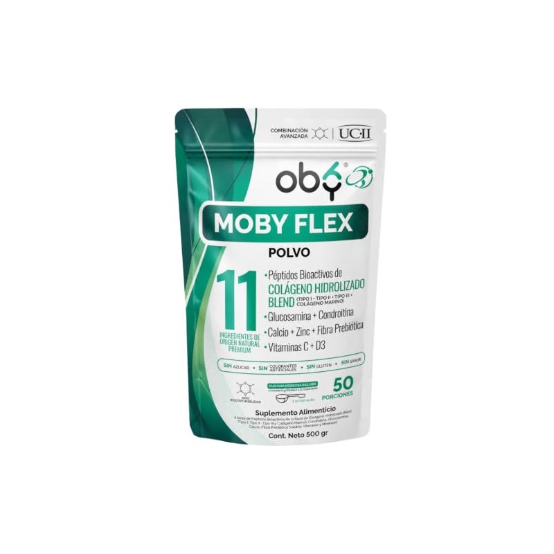 OBY Colageno Hidrolizado I, II, III Marino, Péptidos Bioactivos Polvo