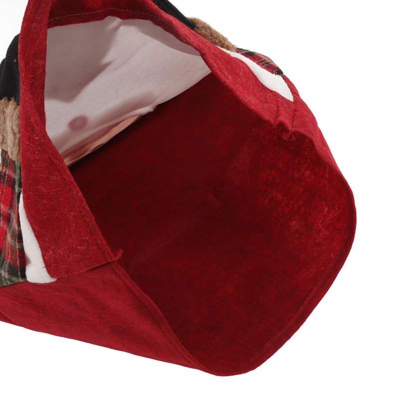 2pcs Christmas Chair Back Cover Decorative Non Woven Fabrics Old