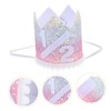 CORHAD Birthday Crown Hat Tiara Shaped Party Decoration Lightweight Headwear