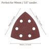 Kozelo 50pcs Mouse Sander Detail Sandpaper - [80 Grit, 3-1/2"]