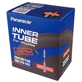 Panaracer Cycle Tube [26x4.0-4.8 100/120-559] 2-Piece Valve Presta 33mm 0TH2640-48TF33-CY