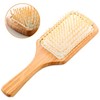 Cepillo Madera Bambú Natural Ecológico Peine Cabello Ideal Para Hombres
