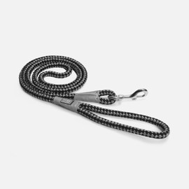 Corded Reflective Dog Leash (Grey/Black)