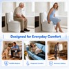 Raised Toilet Seat for Seniors, 3" Height, Heavy Duty Slow