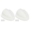 PATIKIL 2-1/2" Nylon Marine Wire Cable Vent Cover, 2 Pcs
