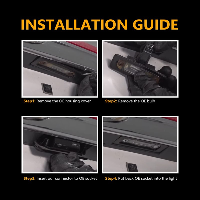 NEIFILES LED License Plate Light Tag Light Compatible with Ford
