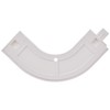 GARDINIA Round Arch GE1 with End Piece, White, 1 Pair,