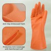 Cleanbear Synthetic Rubber Gloves, Medium Size, 11.8 Inches, 3 Pairs