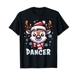 Santa’s Reindeer Dancer Xmas Group Costume T-Shirt